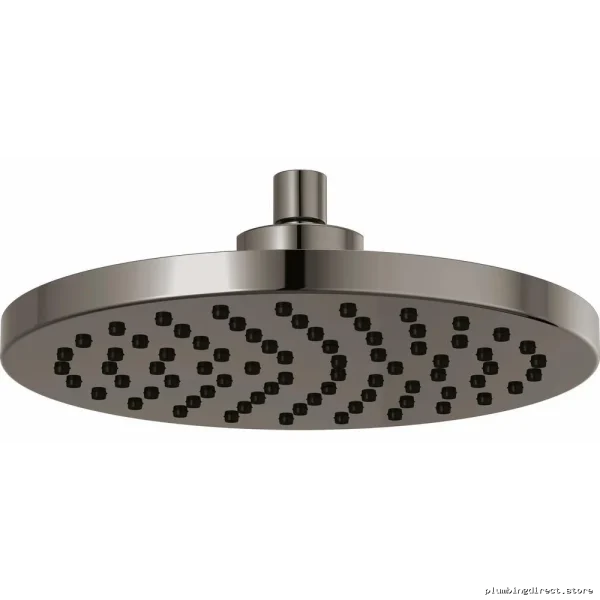 Square Rain Shower Head 2.5 GPM - Brilliance Black Onyx Finish Modern Design