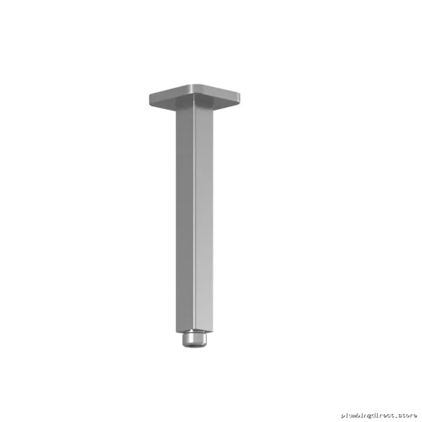 Ceiling Mount Shower Arm - Square Flange Design, Pure Nickel 104300-125 Kalia