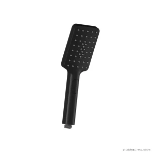 Squareone Dual-Jet Matte Black Adjustable Hand Held Shower