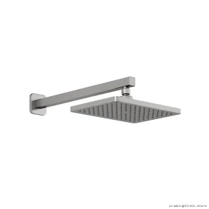 SquareOne Rainshower Wall-Mounted Shower Head in Pure Nickel