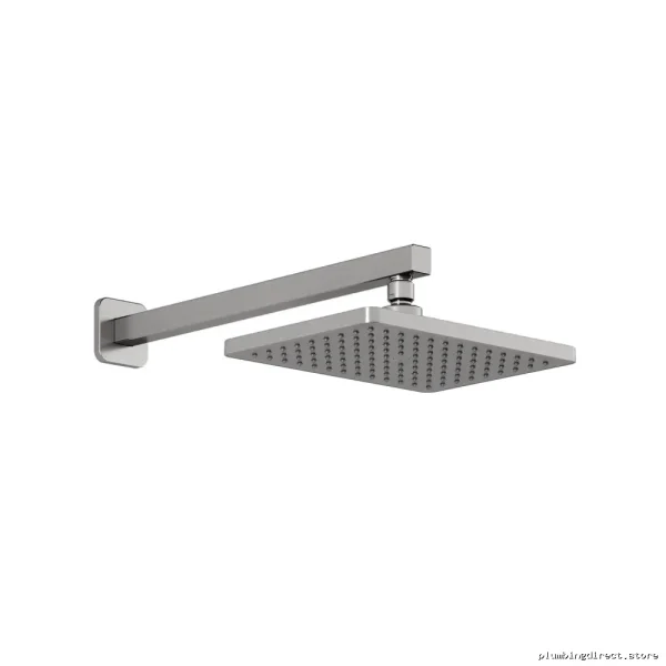 SquareOne Rainshower Wall-Mounted Shower Head in Pure Nickel