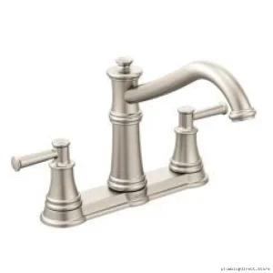 Belfield 2-Handle Stain-Resistant Kitchen Faucet - Stainless Steel 7250SRS