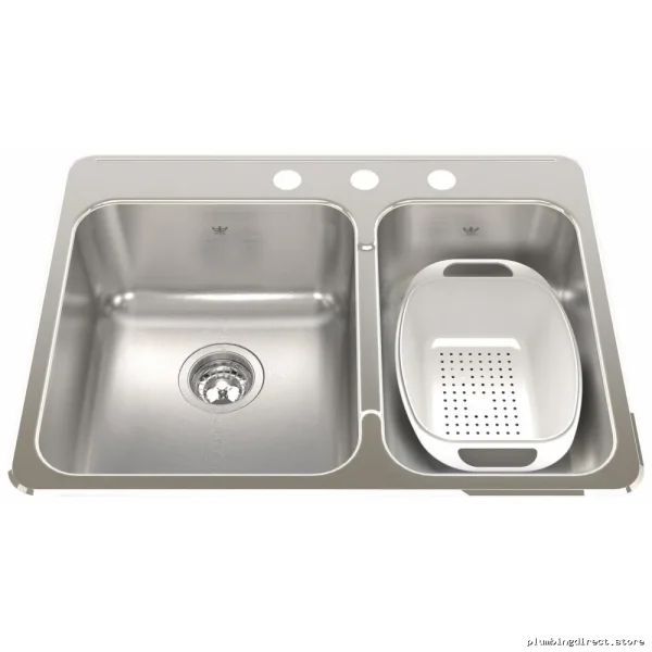 Stainless SS Triple-Hole DroptIn Kitcen Sinck