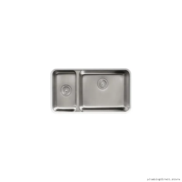 Stainless Steel 1.5 Bowl Undermount Sink - Undertone High/Low Profile (31-1/2 in) Model 3174-L-NA - Image 5