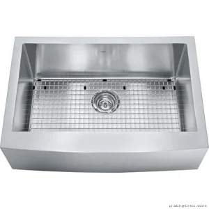 Stainless Steel Apron Front Sink w/ Bottom Grid - 1 Bowl KCFS30B-10-10BG Kindred