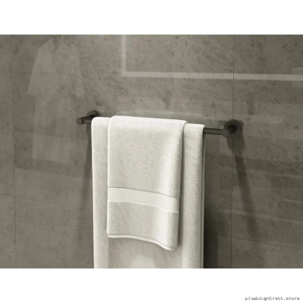 Stainless Steel Bath Towel Rack - Modern Matte Black Finish & Easy Install