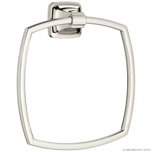 American Standard Stainless Steel Bath Towel Ring - Polished Nickel Finish