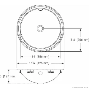 Stainless Steel Drop-In Bathroom Sink Franke OV17-5 Modern Design