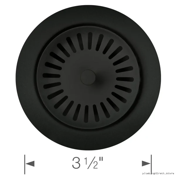 Stainless Steel Garbage Disposal Flange with Coal-Black Finish - Model 240339 Blanco