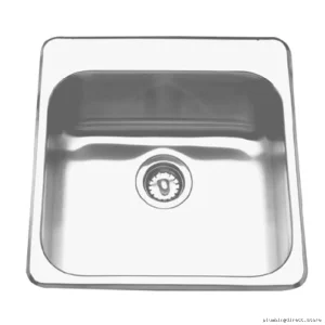 Franke LBS6807-2-1 Stainless Steel Drop-In Sink - 20" 1-Hole Single Bowl