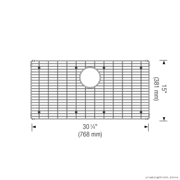 Quatrus R15 Kitchen Sink Drain Mat – Rust-Proof Stainless Steel Dish Drying Rack