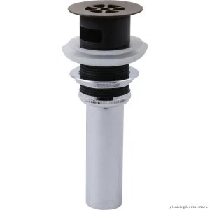 Stainless Steel Kitchen Sink Strainer with Overflow Drain - Venetian Bronze Finish