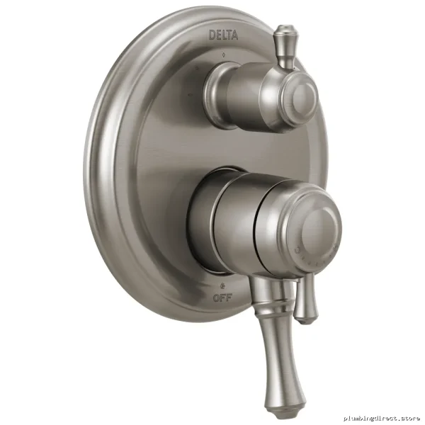 Classic Monitor Valve Trim Series with Adjustable Diverted | Three Settings | Stainless Steel Model