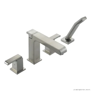 Stainless Steel Arzo Roman Tub Faucet Trim with Hand Shower - T4786-SS Delta