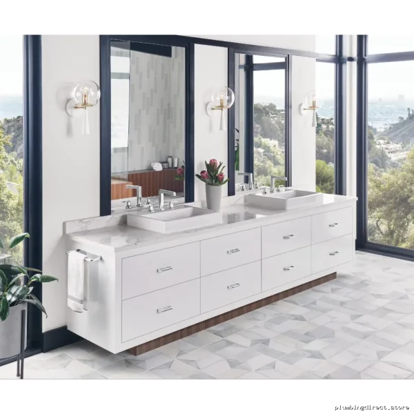 Stainless Steel Bathroom Shower Rod Holder - Modern Wall-Mountable Toilet Roll Dispenser - Image 2