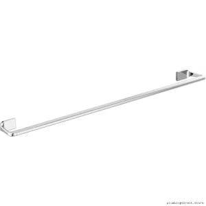 Stainless Steel Bathroom Shower Rod Holder - Modern Wall-Mountable Toilet Roll Dispenser