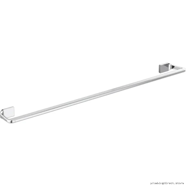 Stainless Steel Bathroom Shower Rod Holder - Modern Wall-Mountable Toilet Roll Dispenser
