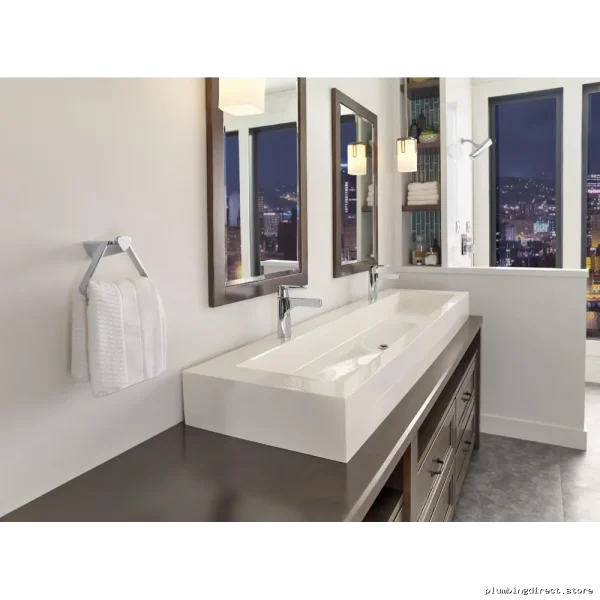 Stainless Steel Single Hole Bathroom Faucet with Delta Finish - Zura 574-SSMPU-DST - Image 5
