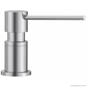 Lato Modern Stainless Steel Soap Dispenser - Model 402299 Sleek White Design