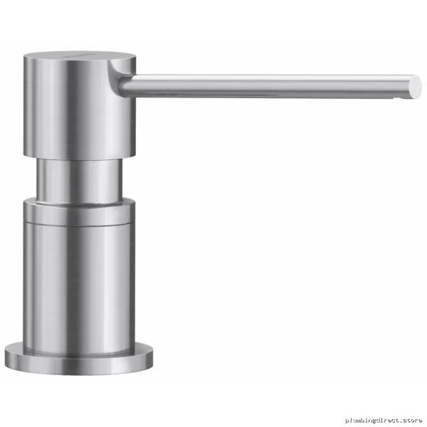 Lato Modern Stainless Steel Soap Dispenser - Model 402299 Sleek White Design