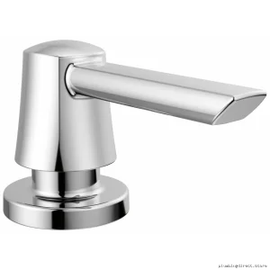 Stainless Steel Soap Dispenser Bathroom/Kitchen Lumicoat Chrome Finish Durable Modern Design Monrovia