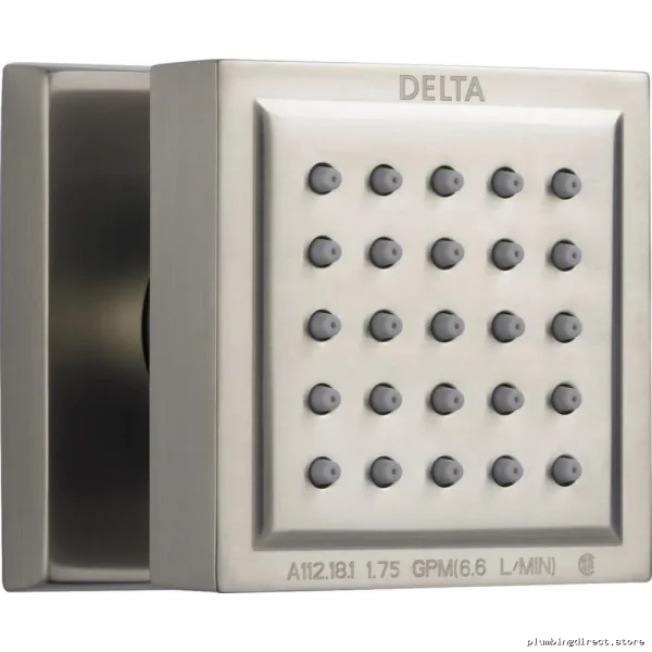 Stainless Steel Square Surface-Mount Body Sprayer by Lumicoat - Durable Modern Design - Image 3
