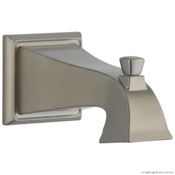 Stainless Steel Tub & Shower Spout with Divertor - Delta Brand