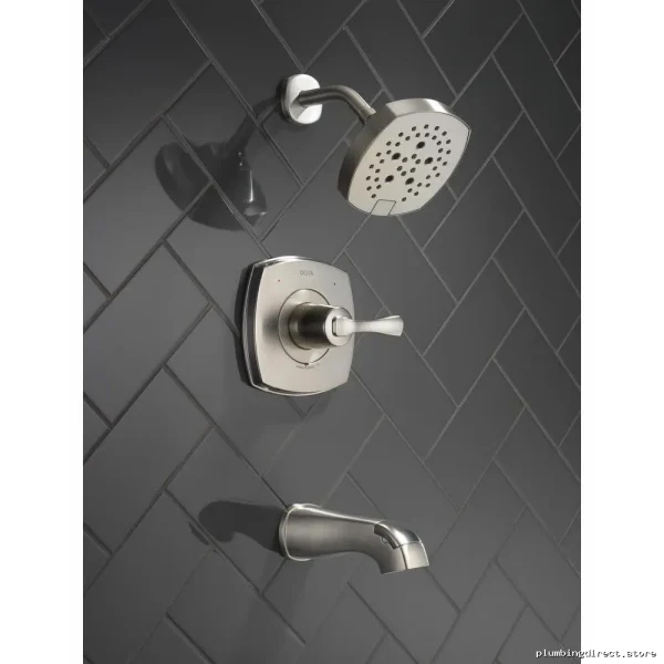 Stainless Steel Tub & Shower Trim Kit - Stryke T Series Delta Finish - Image 2