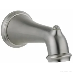 Delta RP43028SS Tub Spout No Diverter Valve - Durable Stainless Steel for Bathtubs
