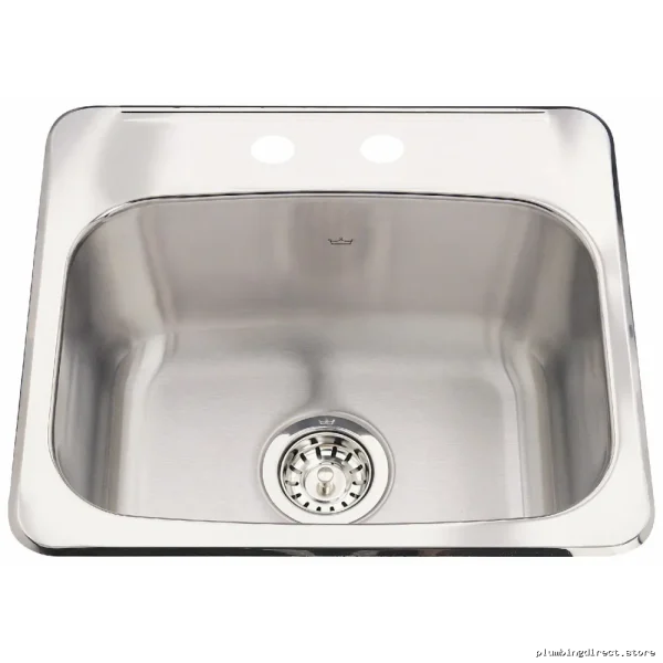 Durable Stainless Two-Hole Undermount Bar/Kitchen Preperation Basin