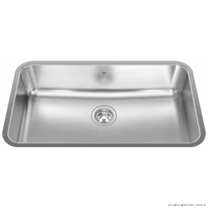Kindred Stainless Steel Undermount Kitchen Sink 30.75 Single Bowl QSUA1831-8