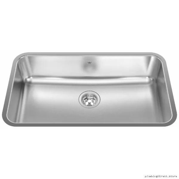 Kindred Stainless Steel Undermount Kitchen Sink 30.75 Single Bowl QSUA1831-8