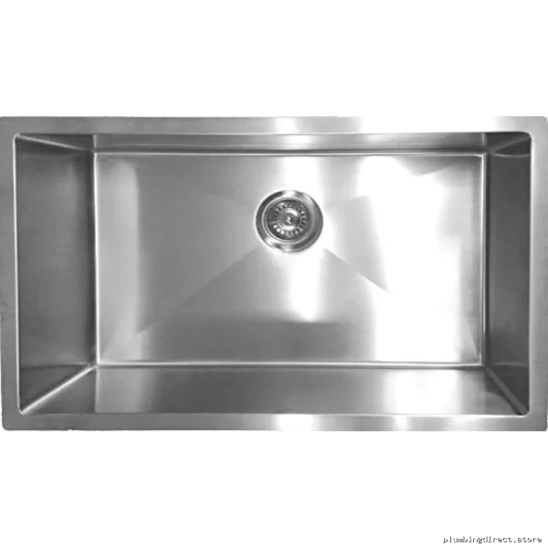Excalibur Stainless Steel Undermount Kitchen Sink 10mm Radius Single Bowl