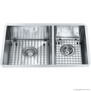 Stainless Steel Undermount Sink with 1-3/4 Bowl & Bottom Grids - Space-Saving Kitchen Sink by Kindred