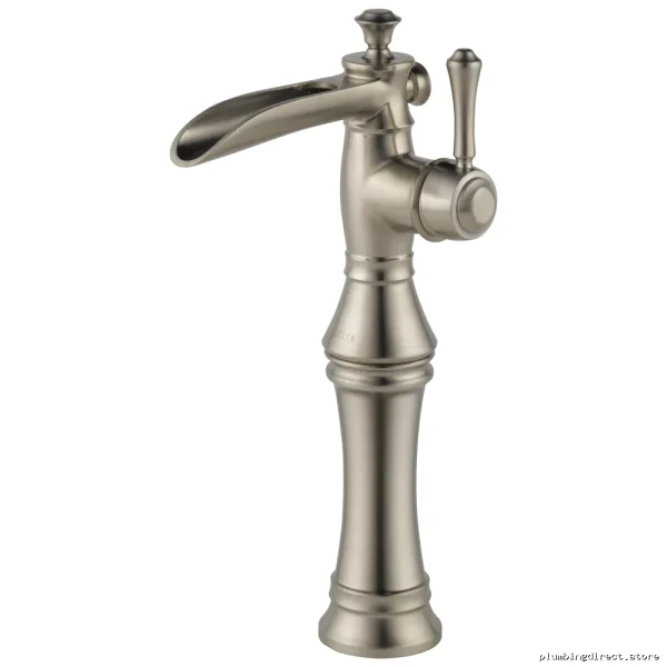 Stainless Steel Bathroom Vessel Sink Faucet with Channel Spout Design - 798LF-SS Delta