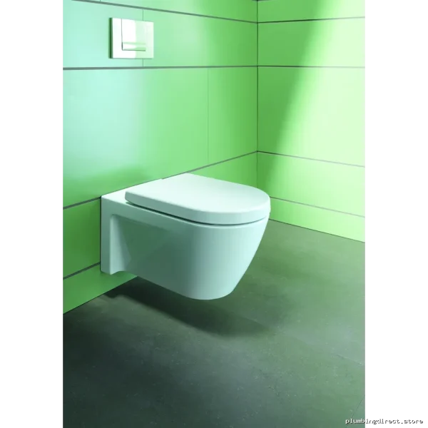Dual Flush Wall Mount Toilet - Starck 2 Round Bowl (No Seat) White Duravit
