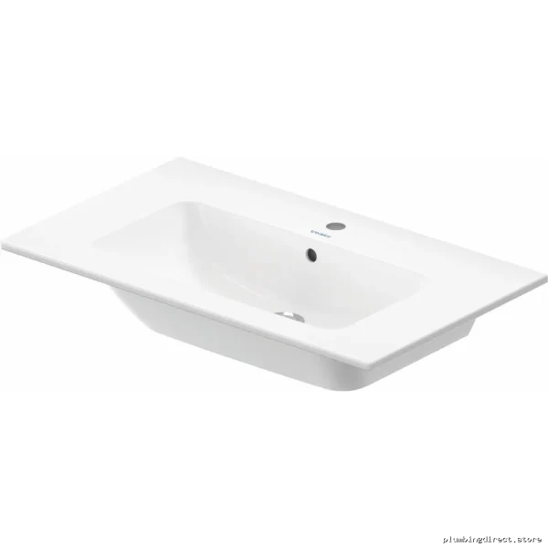 Starck Designed Duravit Single-Hole Bathroom Sink - White Modern Minimalist Design - Image 4