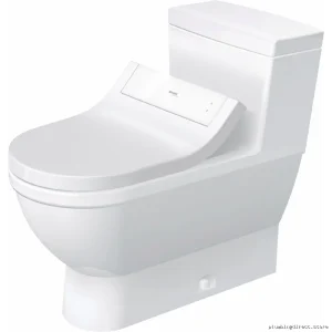 Starck Elongated One-Piece Toilet - SensoWash Compatible | White Duravit