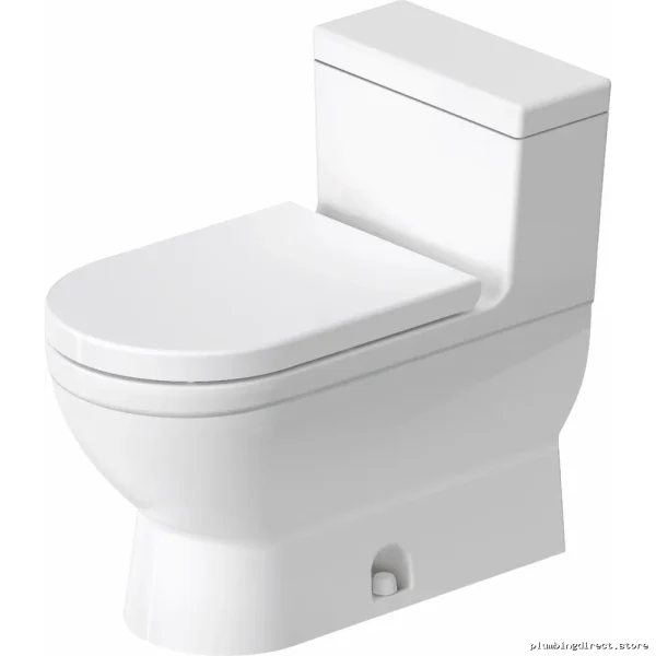 Starck 3 Comfort Height One-Piece Toilet Kit w/ Seat 1.28 GPF - White
