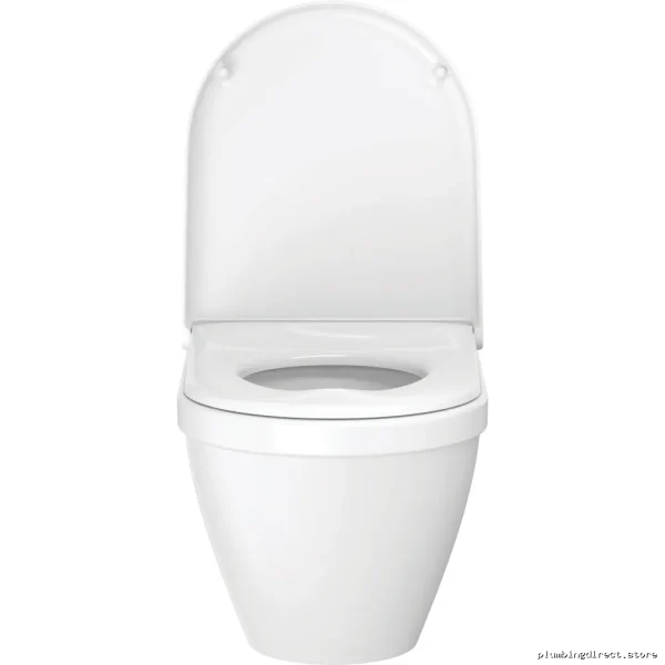 Starck 3-Round White Toilet Seat with Soft Close - Duravit 0063890000