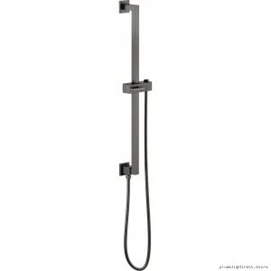 Brizo Luxe Steel Euro Square Slide Bar Shower Hose 74799-SL
