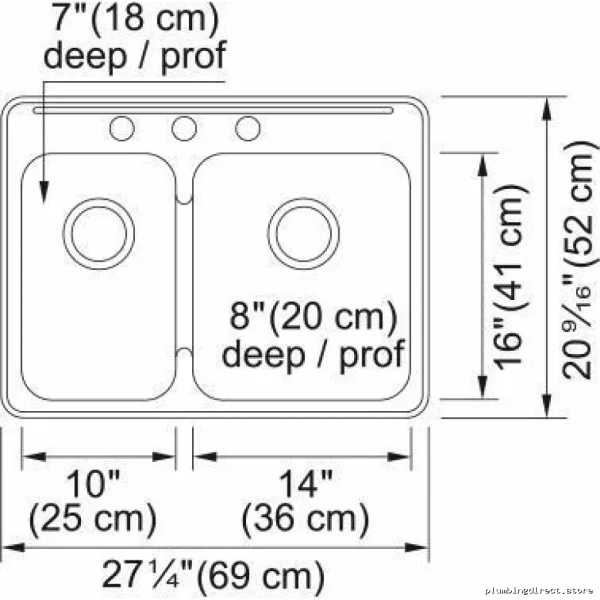 Steel Queen 1.5 Bowl Drop-In Kitchen Sink - Image 2