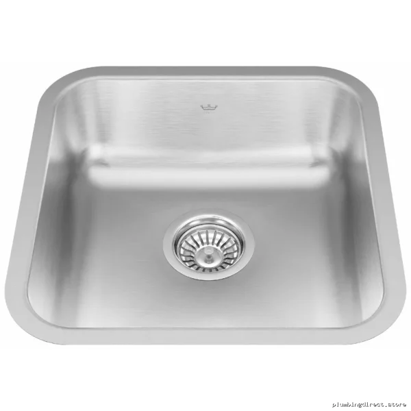 Stainless Steel Single Bowl Undermount Kitchen Sink by Steel Queen - Durable Modern Design (QSUA...