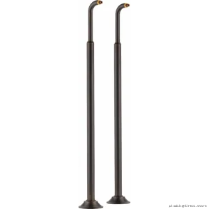 Steel Tub Filler Riser for Floor Mount - Brizo Luxe Steel RP73766RB