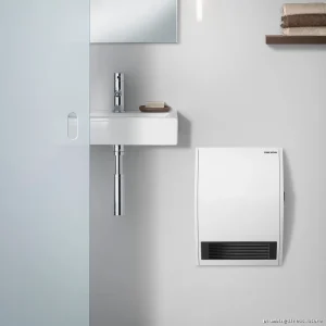 Stiebel Eltron CK 20 E Electric Wall-Mounted Fan Heater in Gloss White