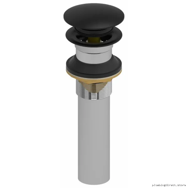 Stop Overflow with Push-Drain Design - Black DL160BK RIOBEL