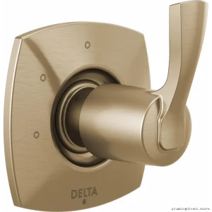 Stryke 3-in-1 Shower Diverter Trim - Champagne Bronze Finish