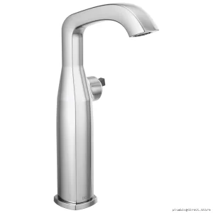 Stryke Modern Single Handle Vessel Sink Faucet Chrome Finish Delta 776-LHP-DST