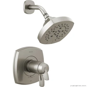 Stryke Series Stainless Steel Thermostat-Controlled Shower Trim - Easy Temp