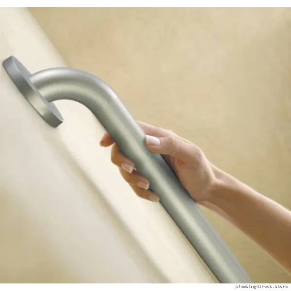 Bathroom Safety 36-Inch Grab Bar - Sturdy Wall-Mounted Moen R8736P - Image 2